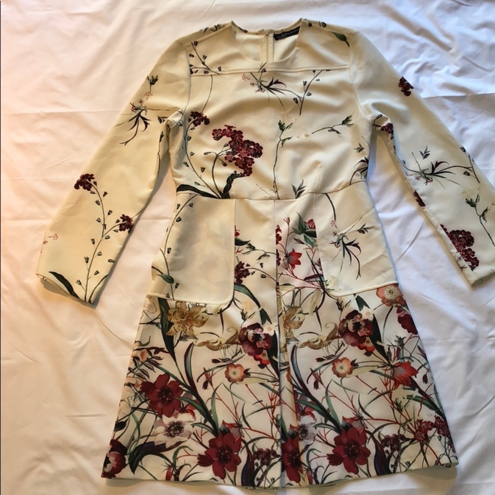 Zara floral dress